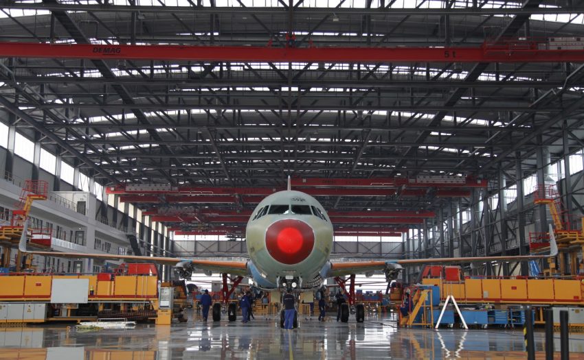 到2020年空客天津工厂月产量达6架