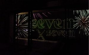 石垣岛seven x seven酒店以无人机烟花秀迎新年